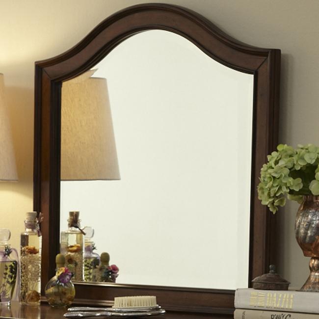 Liberty Furniture Rustic Traditions Vanity Deck Arched Mirror